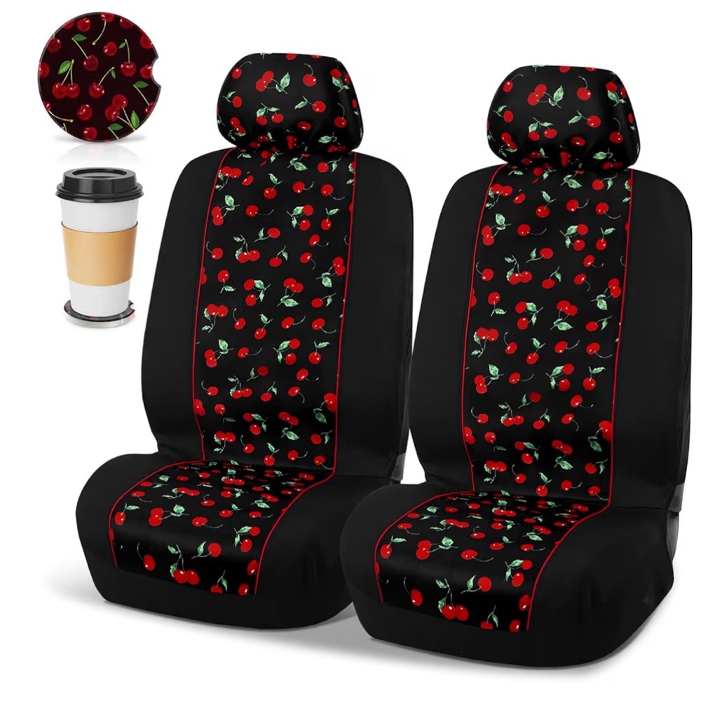 Cherry Pattern Car Seat Covers